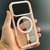 Роскошный противоударный чехол Magsafe для беспроводной зарядки для iPhone 17 Air 16e 15 14 Plus 13 12 Mini Pro Max Прозрачная магнитная крышка