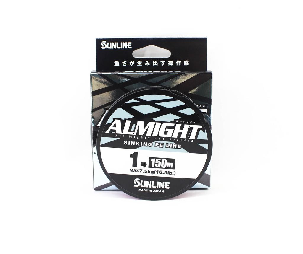 Sunline PE Line X4 Almight Sinking PE 150м PE 1 16.5lb розовый (5711)