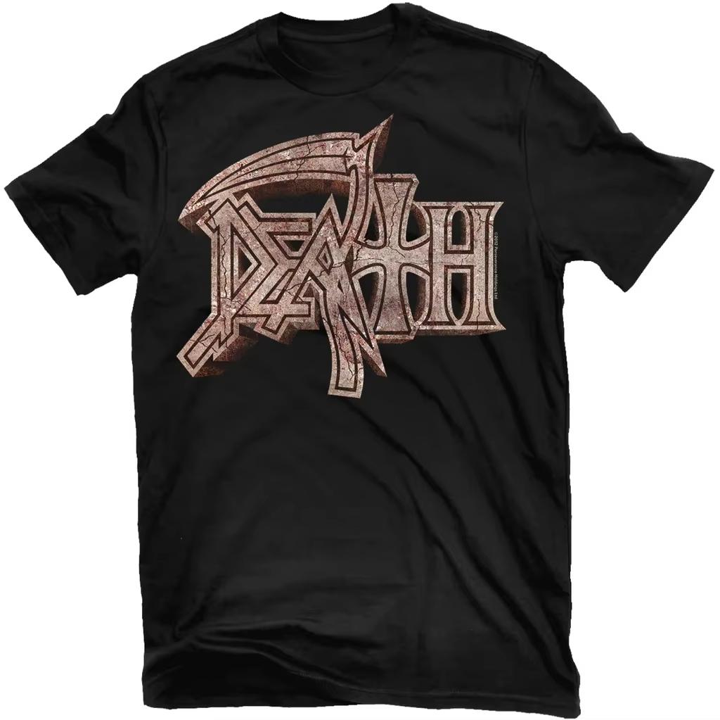 Смешная футболка с принтом Death Metal для мужчин и женщин, летняя хлопковая футболка с логотипом группы, короткий рукав, женская одежда