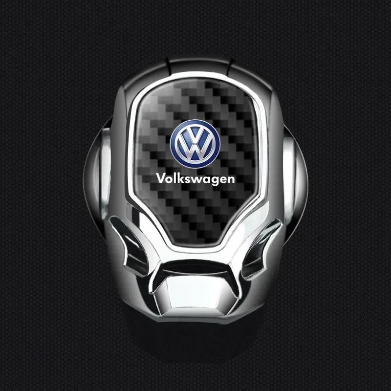 Car Car Styling ONE-CLICK Start Buttons Protective Cover Decor For Volkswagen MK5 MK6 CC Golf 4 6 GTI Tiguan Passat B5 B6 B7 Jet