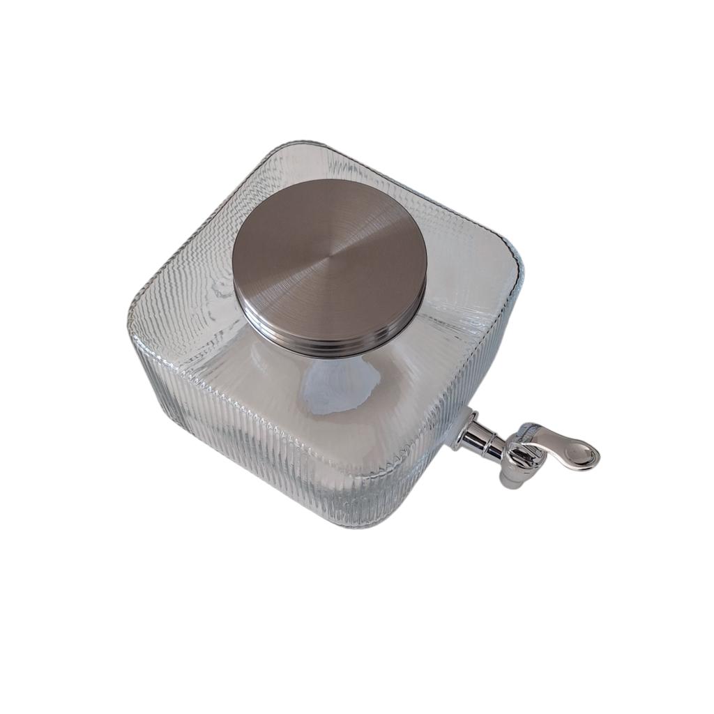 Jar With Tap For The Refrigerator 3 L Glass Jar With Tap For Water Lemonade