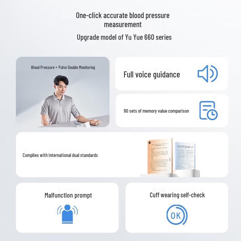 YUWELL Электронный тонометр YE660A