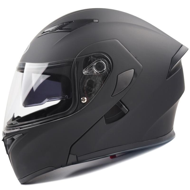Electric vehicle helmet for men and women with Bluetooth, dual visors, winter helmet, motorcycle racing helmet, all-season full-face safety helmet