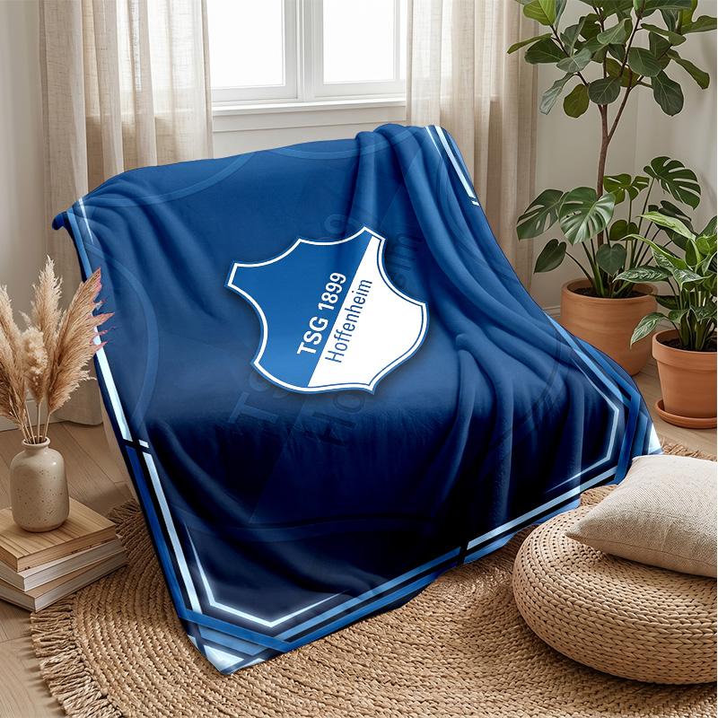 TSG Hoffenheim FC Soft Flannel Fleece Blanket Lightweight Cozy Warm Throw Blanket For Sofa Bed Home Decor