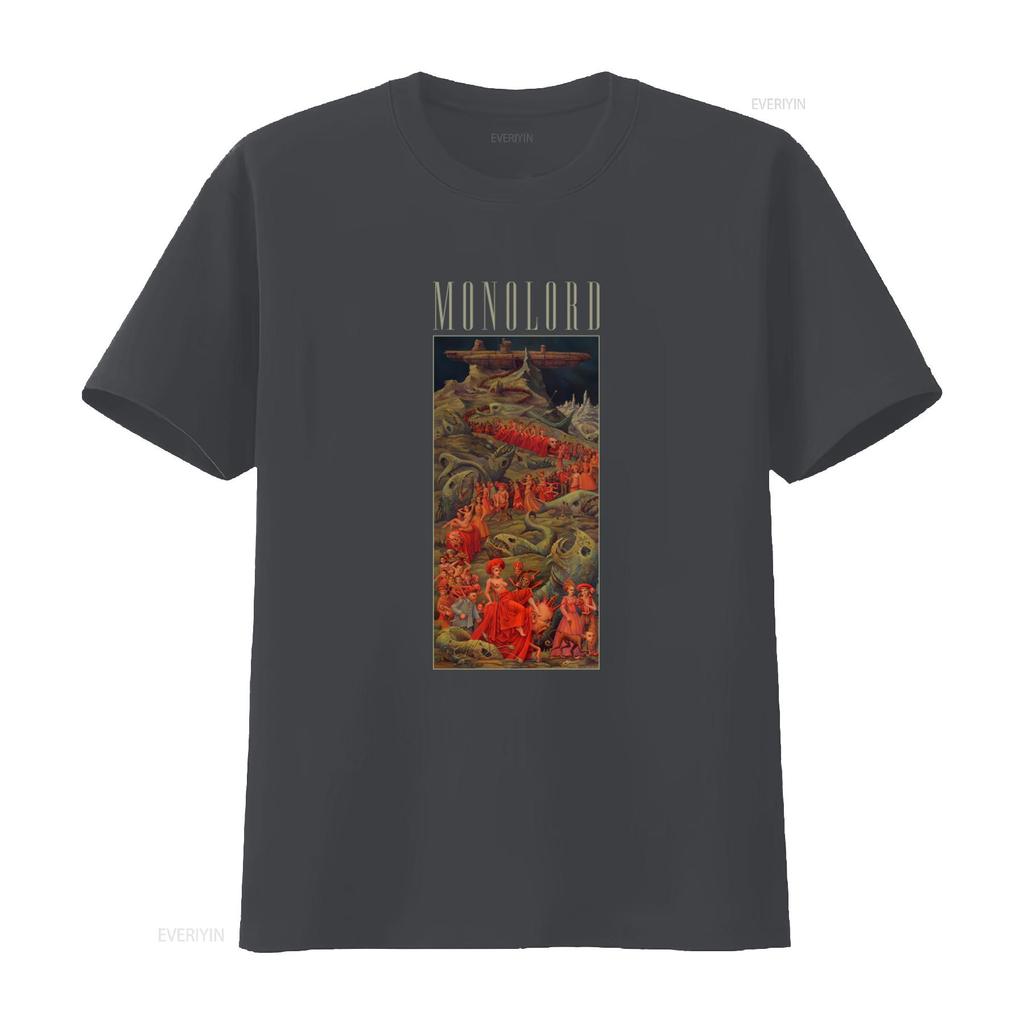 Monolord IM Staying Home Футболка с принтом Уникальный дизайн artwork для мужской моды винтажная стираная универсальная эластичная дышащая