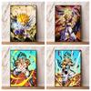 Художественные работы на холсте, живопись, японское аниме, Dragon Ball, Гохан, эстамп, современная гостиная, подарок, эстетика