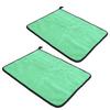 Хлопковое рыболовное полотенце Утолщенное Водопоглощающее Двустороннее Цветное Полотенце Рыболовный Аксессуар(зеленый