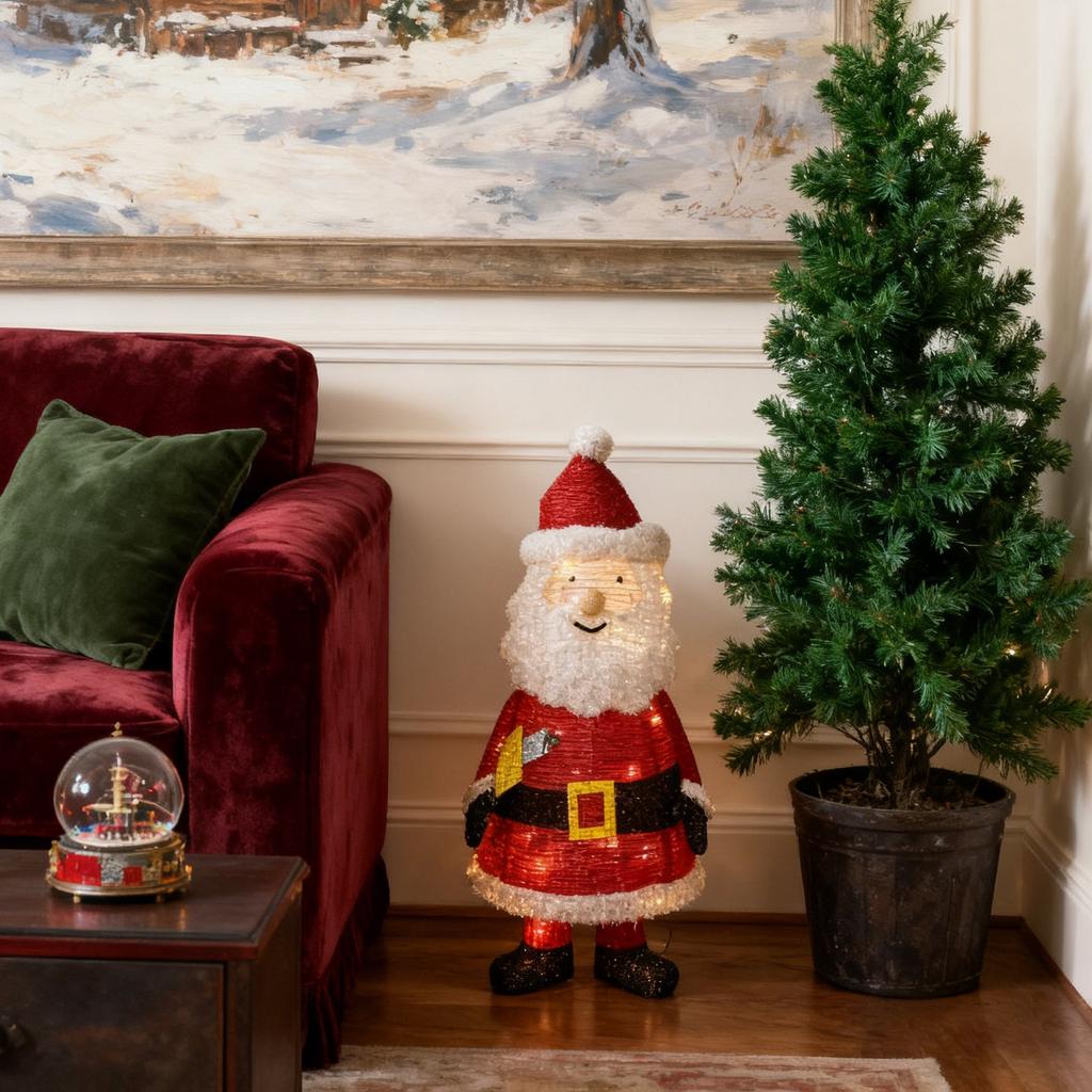 Светящийся снеговик Рождественские украшения для двора для внутреннего и наружного использования Рождественский сад Переднее крыльцо Патио Праздничный декор Дисплей