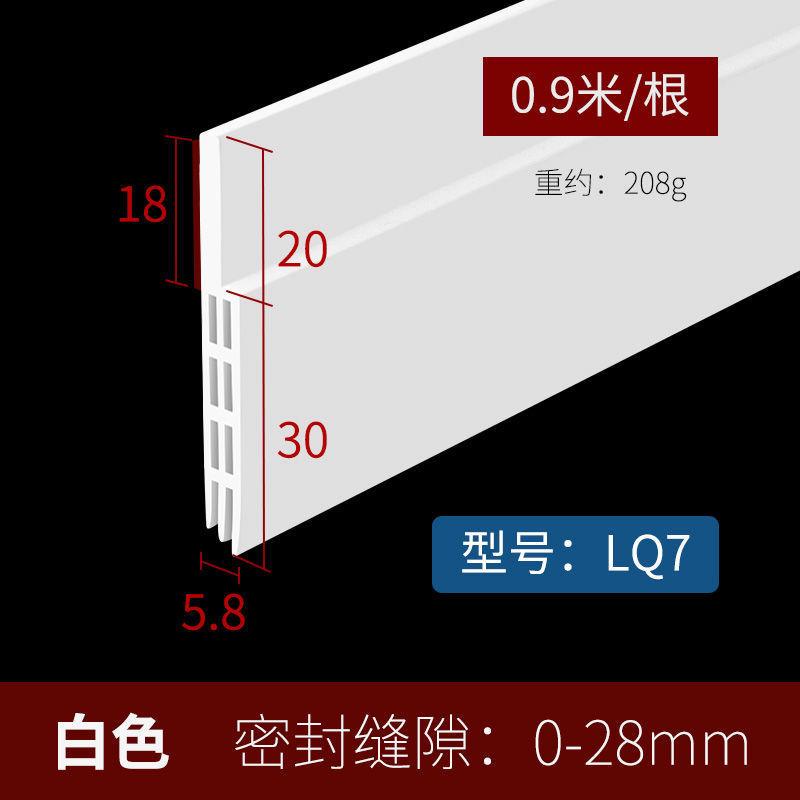 1 м резиновая нижняя уплотнительная полоса для двери, гибкая ветрозащитная шумоподавляющая пробка, дверной блокиратор, противоударный пылезащитный звукоизоляционный пояс
