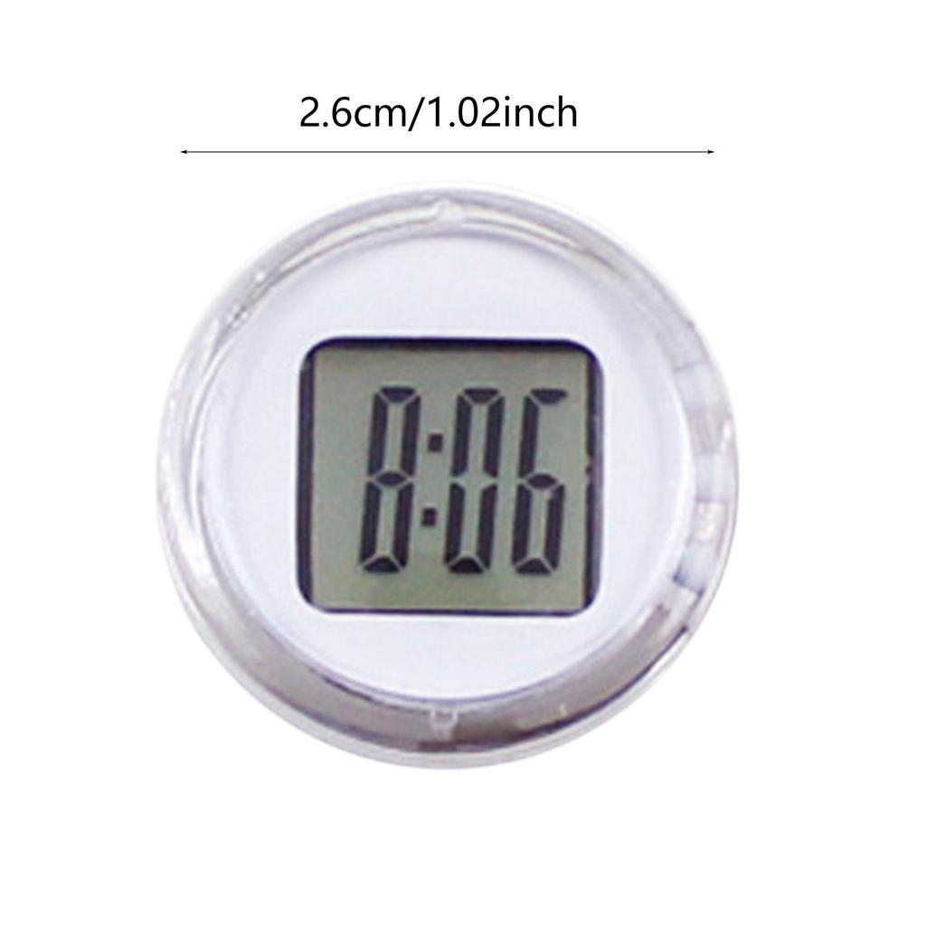 Часы на руль мотоцикла, автомобильные мини-электронные часы, часы на приборную панель скутера