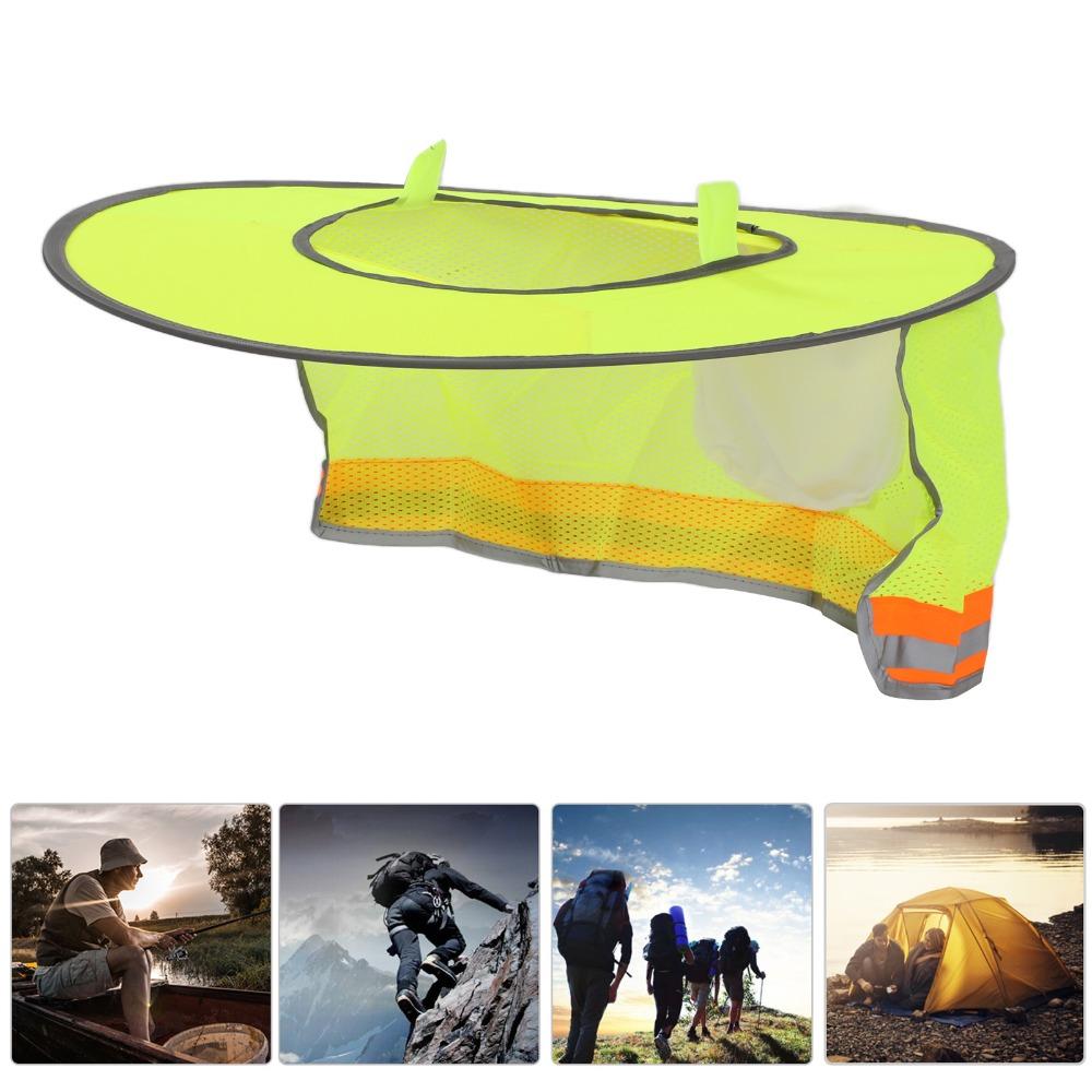 3PCS 43cm Diameter Hard Hat Sun Shield With Breathable Mesh Helmet Sun Shade, for Construction Site