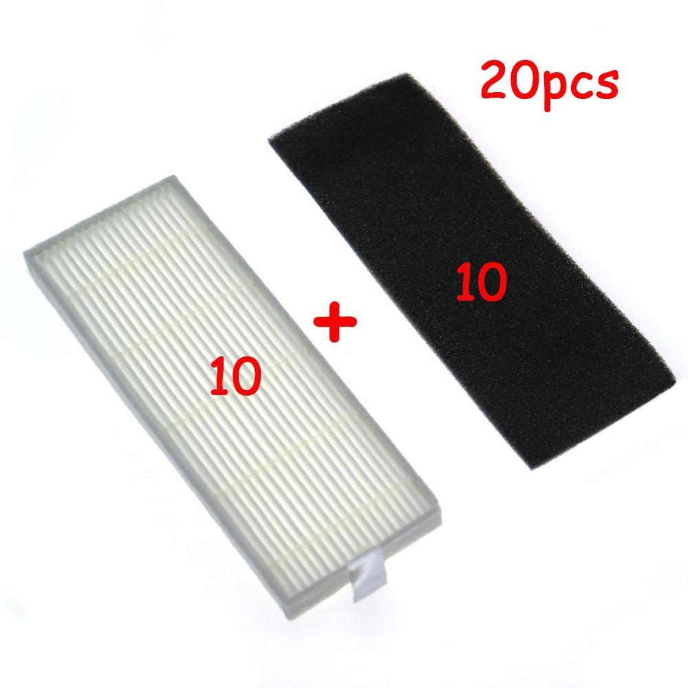 Replacement Sponge + Filters for ILIFE Chuwi Ilife A4 A4S A6 Robot Vacuum Cleaner Hepa Filter Cleaning Robot