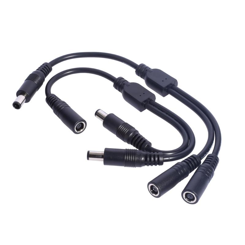 30cm Long PVC DC7.4x5.0mm Splitter Cable Ensuring Stable Power Transmission and Long Use for Various Devices