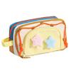 Cute Large Capacity Pencil Case for Kids Girl Jelly Color Five Point Star Stationery Organizer Portable Pen Bag Back To School