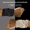 Cooling Wrist Sweat Towel Sports Wrist Support - Lightweight Unisex Sweat-Absorbent for Running Tennis Badminton Fitness