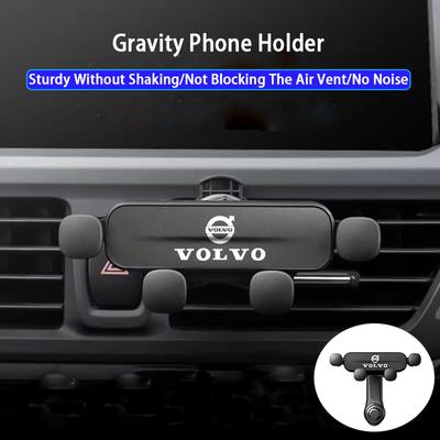 Volvo Автомобильный держатель для телефона Гравитационная мобильная подставка Держатель для телефона для S80 V60 V40 XC60 S60 XC90 XC40 FH500 C30 V50 FH16 AWD T6 S90 V70 V90