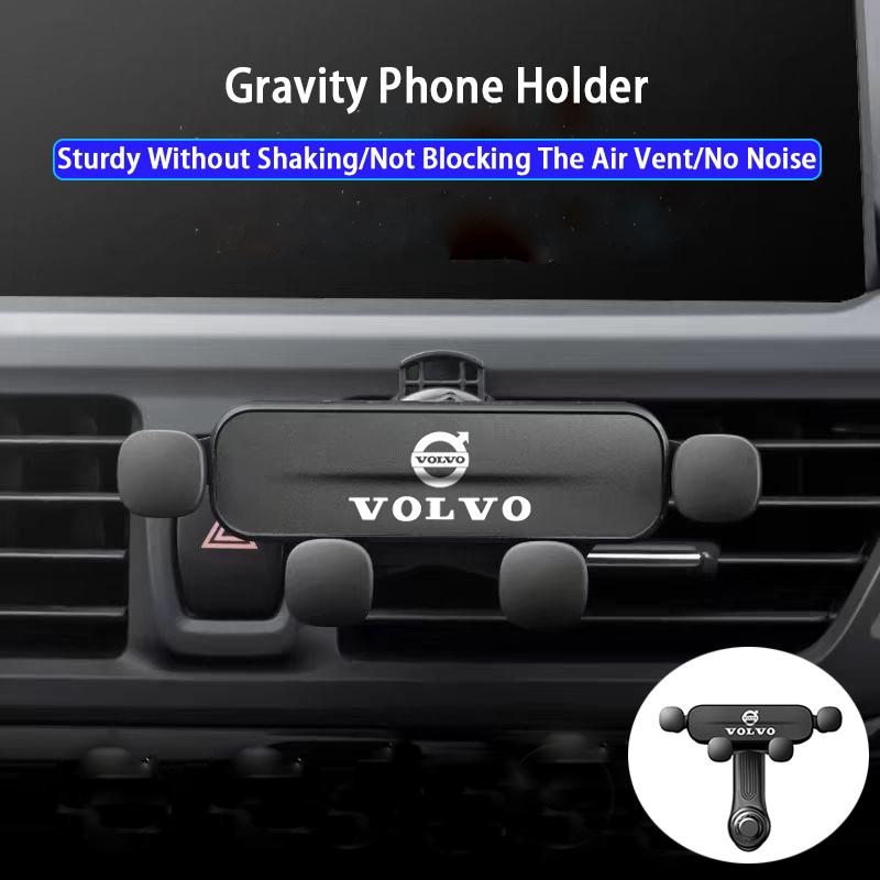 Hpwfk5 Автомобильный держатель для телефона Volvo Гравитационная подставка для мобильного телефона Поддержка для S80 V60 V40 XC60 S60 XC90 XC40 FH500 C30 V50 FH16 AWD T6 S90 V70 V90