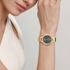 Casio Часы с кварцевым механизмом и стальным ремешком, унисекс, серый циферблат SHE-4559G-8A