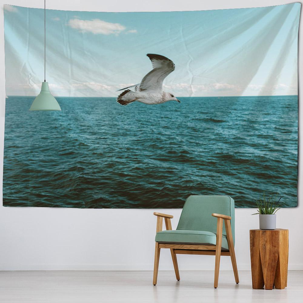 Красивый природный пейзаж гобелен настенный пляжный ковер для пикника кемпинг палатка спальный коврик украшение дома