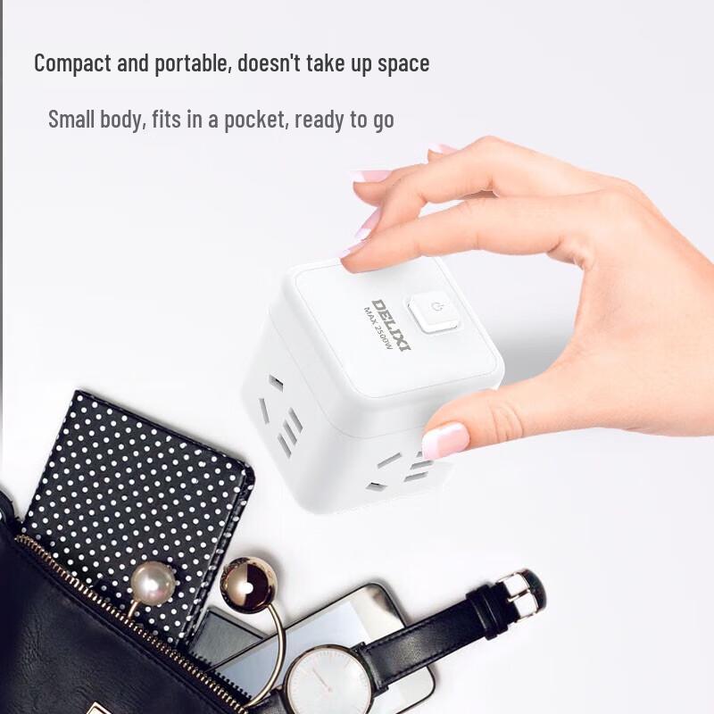 DELIXI Wireless Cube Power Adapter CN plug (adapter included)