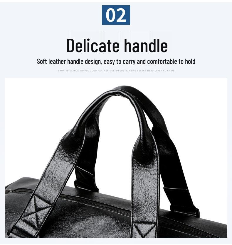 Премиальная дорожная и фитнес-сумка из ПУ: Идеально для йоги и прогулок