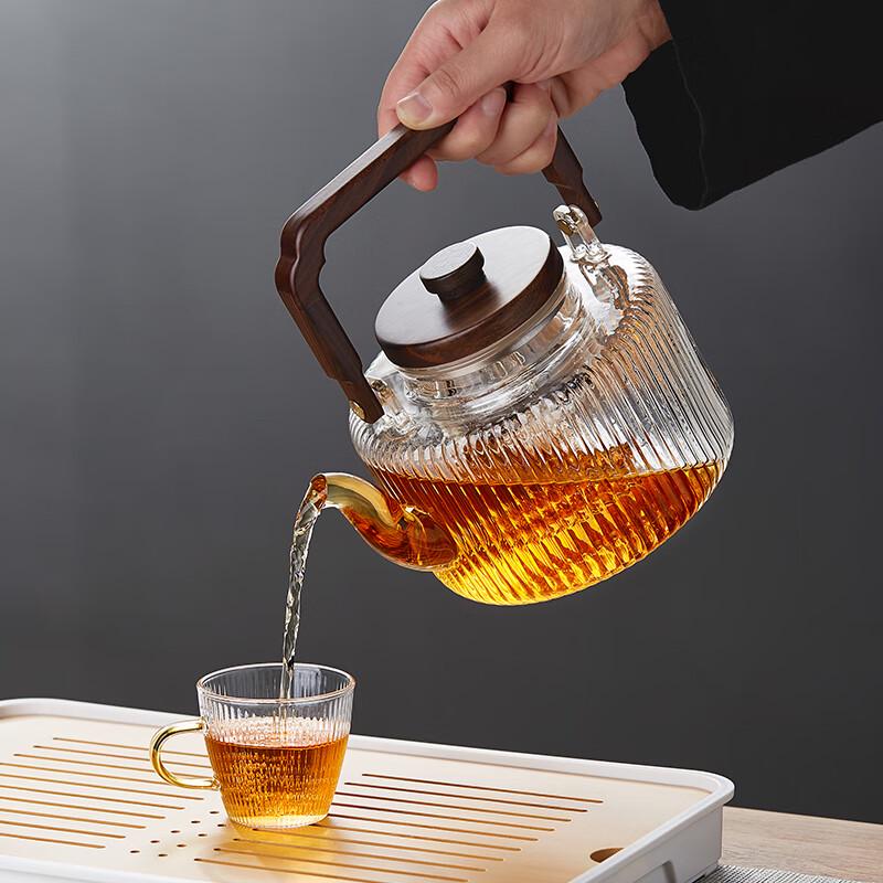 Mesini Glass Tea Steaming and Boiling Pot