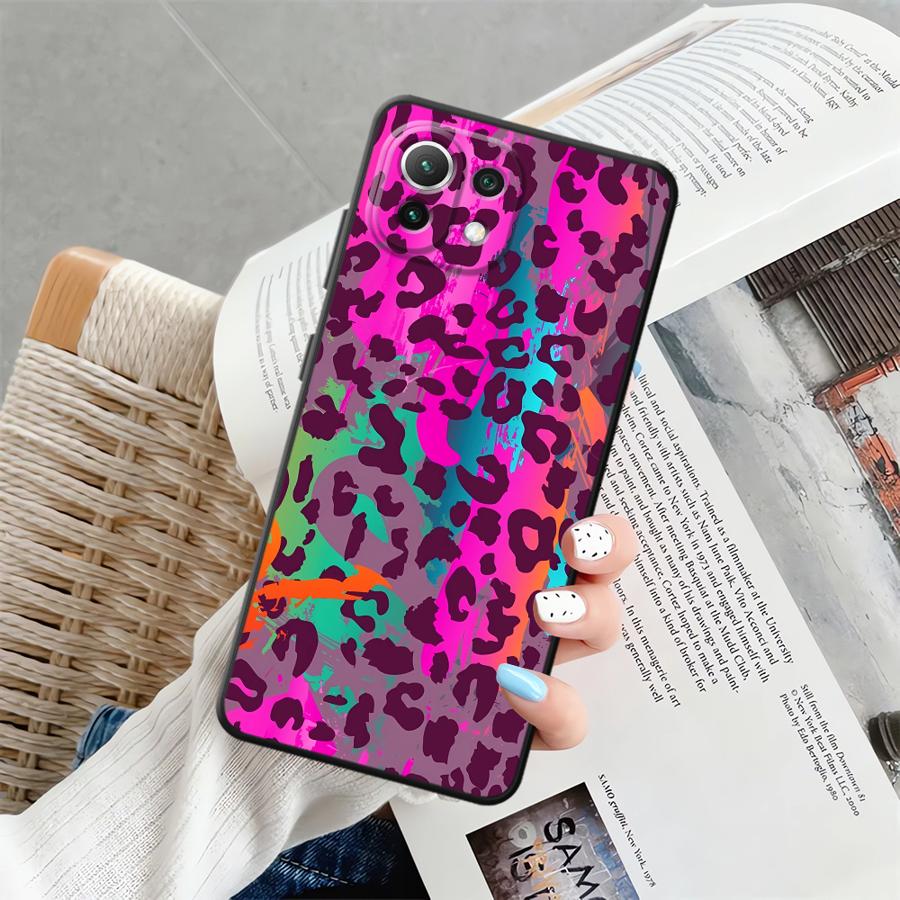 Модный Чехол-бампер с леопардовым принтом для Xiaomi Mi 13 Lite 11 11T 12X 12 12T Pro 15 Pro 14 10T