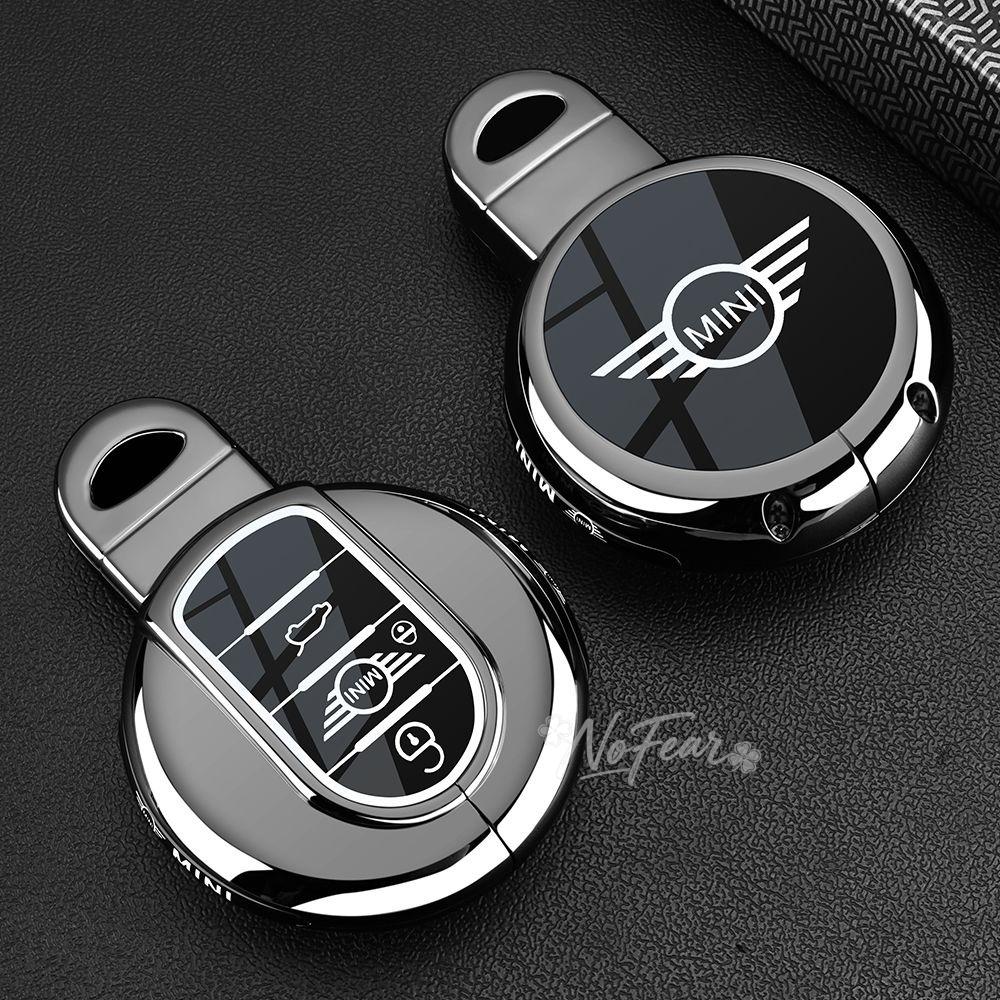 Чехол-оболочка из цинкового сплава для автомобильного ключа BMW Mini COOPERS COUNTRYMAN ONE JCW CLUBMAN F56 F55 F54 F57 F60 Roadster Наклейки на автомобиль svkjb33