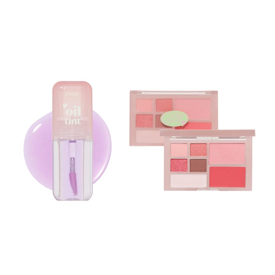 Etude Play Multi Eyes Milky Berry 6.8g + Dear Darling Oil Tint 4.2g