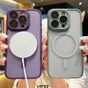 Матовый Защитный Магнитный Чехол Magsafe Полупрозрачный Для iPhone 11 12 13 14 Plus 15 16 Pro Max Беспроводная Зарядка Защита Камеры