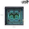 Держатель для салфеток с рисунком Павлина, Peacock Design Napkin Holder (19 x 19 cm),  Duli