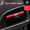 Car Aromatherapy Stick Metal Fragrance with Replacement Cores For Jeep Renegade Wrangler Cherokee Compass Patriot Accessories AJS1