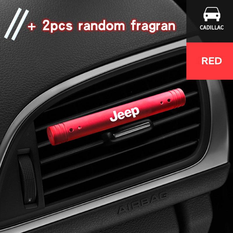 Car Aromatherapy Stick Metal Fragrance with Replacement Cores For Jeep Renegade Wrangler Cherokee Compass Patriot Accessories AJS1