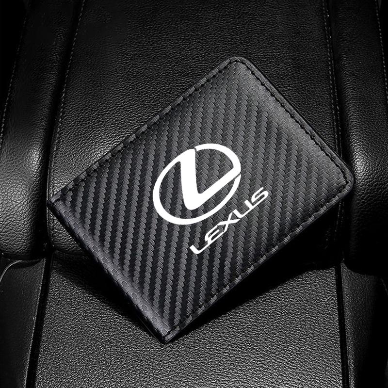 Car Driver License Suede Leather Bag Auto Driving Documents Wallet For Lexus F SPORT ES RX NX LS UX LM LX GX LC RZ IS CT GS RC