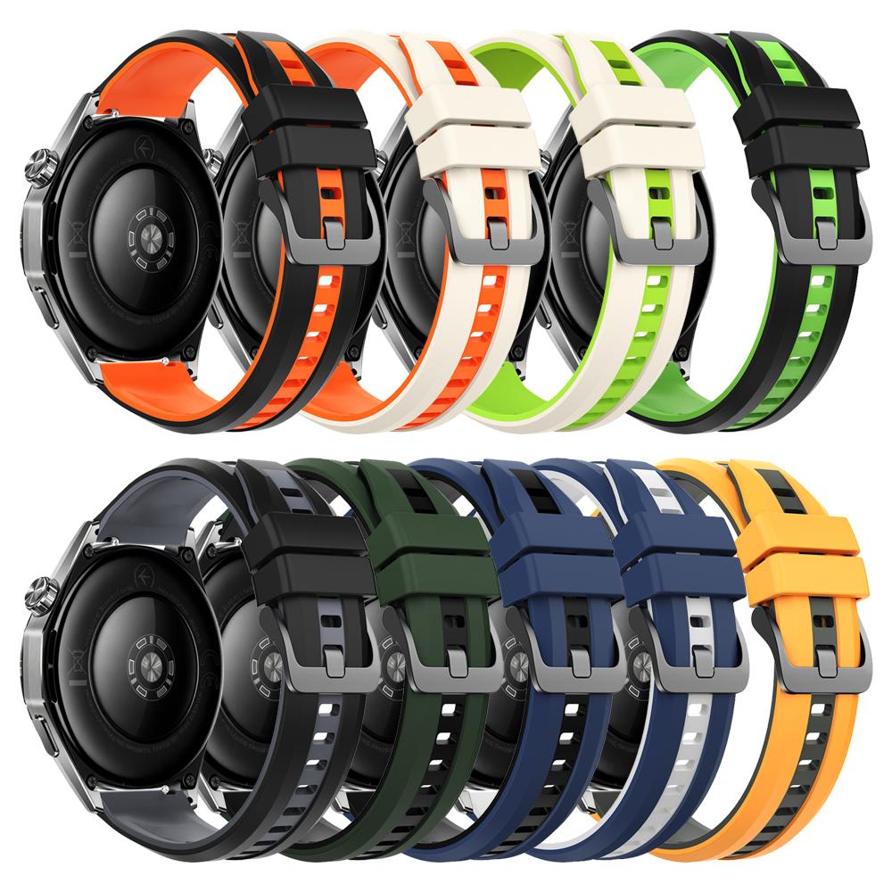 Силиконовый ремешок для часов 22 мм для TicWatch GTH2 GTX/GTW Мягкий браслет для TicWatch Pro 2021/3 Ultra LTE GPS S2 E2 Спортивный ремешок Замена