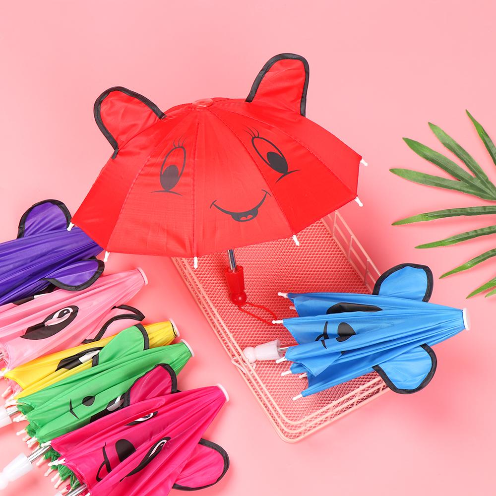 Fashion Toys Kids Gift Animal Patterns Umbrellas Sunshade Umbrella Doll Accessories