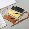 PU Leather Sunglasses Cases With Hanging Rope Eyewear Protector Creative Sunglasses Bag Boys Girls