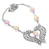 Pink Triplet Opal Gemstone 925 Sterling Silver Jewelry Necklace 18" g9J88
