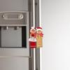 Christmas Door Handle Covers Christmas Refrigerator Door Handle Cover Decor Cloth Material Christmas Knob Protector For Kitchen