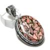 Pink Opal Gemstone Handmade 925 Sterling Silver Gift Jewelry Pendant 2.05" C5c46