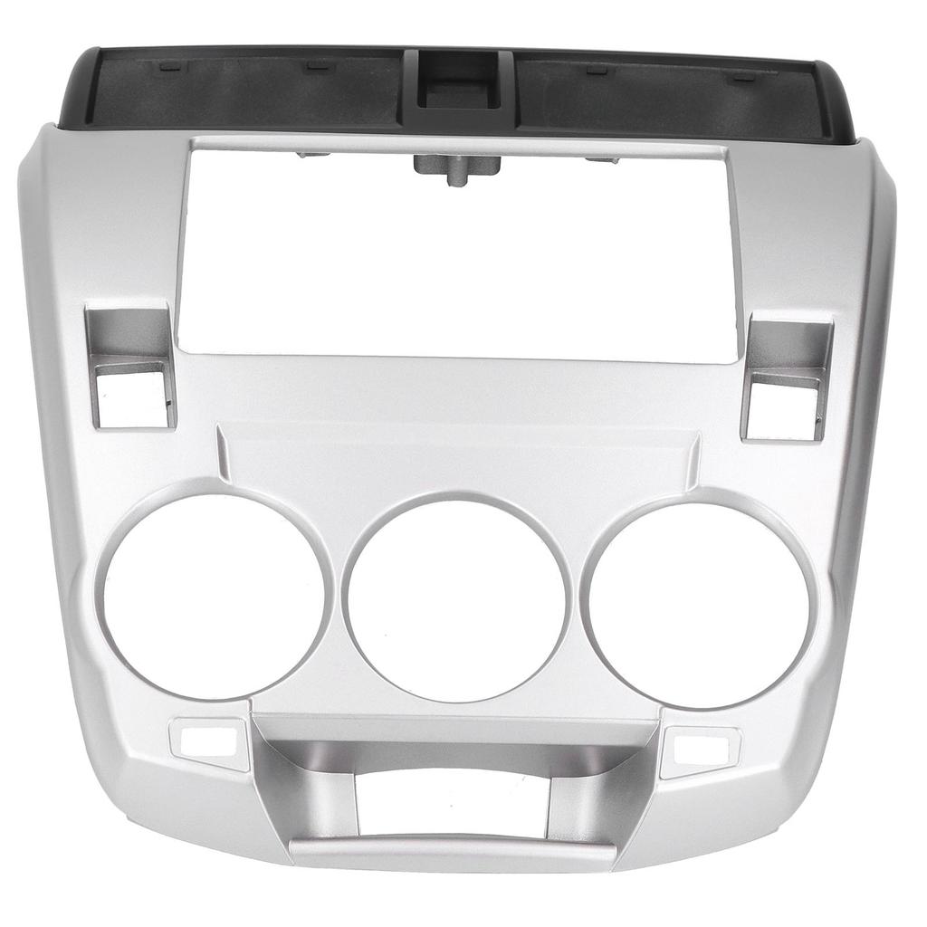 2Din стерео радио DVD аудио навигационная панель рамка серебристая подходит для Honda City 2008-2013