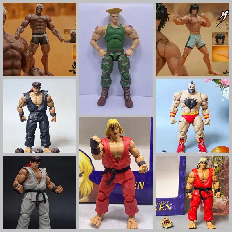 Боксер Street Fighter St Sangilf, Кен Кен Гули, Лонг Ву Лэй Ань, Ван Ма, Подвижная Фигурка в Коробке