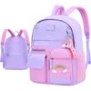 Children School Bags for Girls Lightweight and Waterproof Primary School Backpack Kids Book Bag Schoolbag Mochila