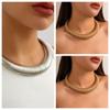 Geometric Geometric Metal Collarbone Necklace Metal Necklace Snake Bone Line African Collar