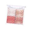 GHSHOP Highlighter Eyeshadow Makeup Shimmer Contouring Blush для женщин, 6,8 см x 6,8 см x 1,3 см, паста, стиль A, 1 шт.