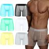 1 шт. Мужские боксеры Ice Silk, мягкие, удобные, прозрачные, ультратонкие, дышащие, мужские боксеры, шорты