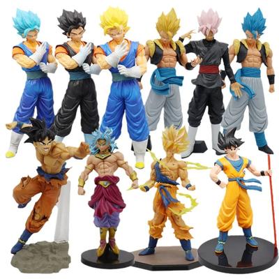 В наличии: Аниме Dragon Ball Z Супер Сайян, фигурка Сон Гоку, сцена из ПВХ, 18 см, коллекционная модель, игрушка, подарок.