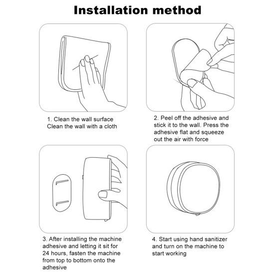 Touchless Automatic Soap Dispenser with Temperature Display Rechargeable Wall-Mounted Electric Soap Dispenser