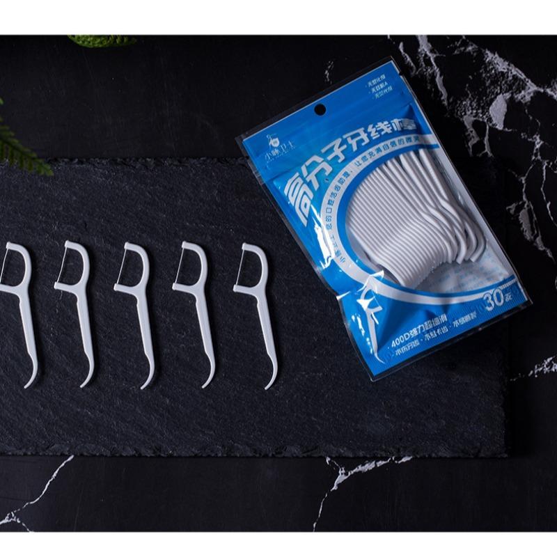 Полимерная зубная нить, ультратонкая зубная нить для чистки, уход за полостью рта, плоская линия, зубочистка в форме банта, палочка для чистки зубов