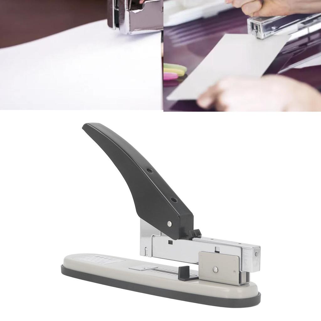 Large Stapler Effort Saving Steel Anti Slip Ergonomic Easy 100 Sheets Capacity Desk Staple